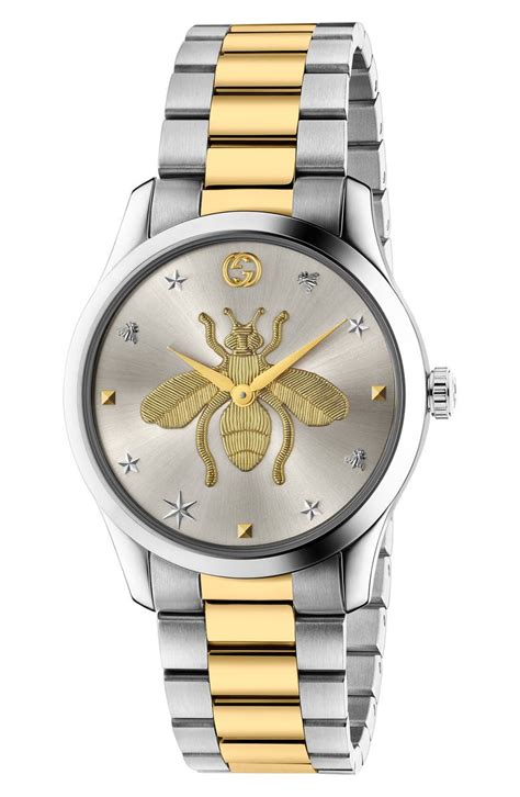 gucci women's watch bee|gucci g timeless bee watch.